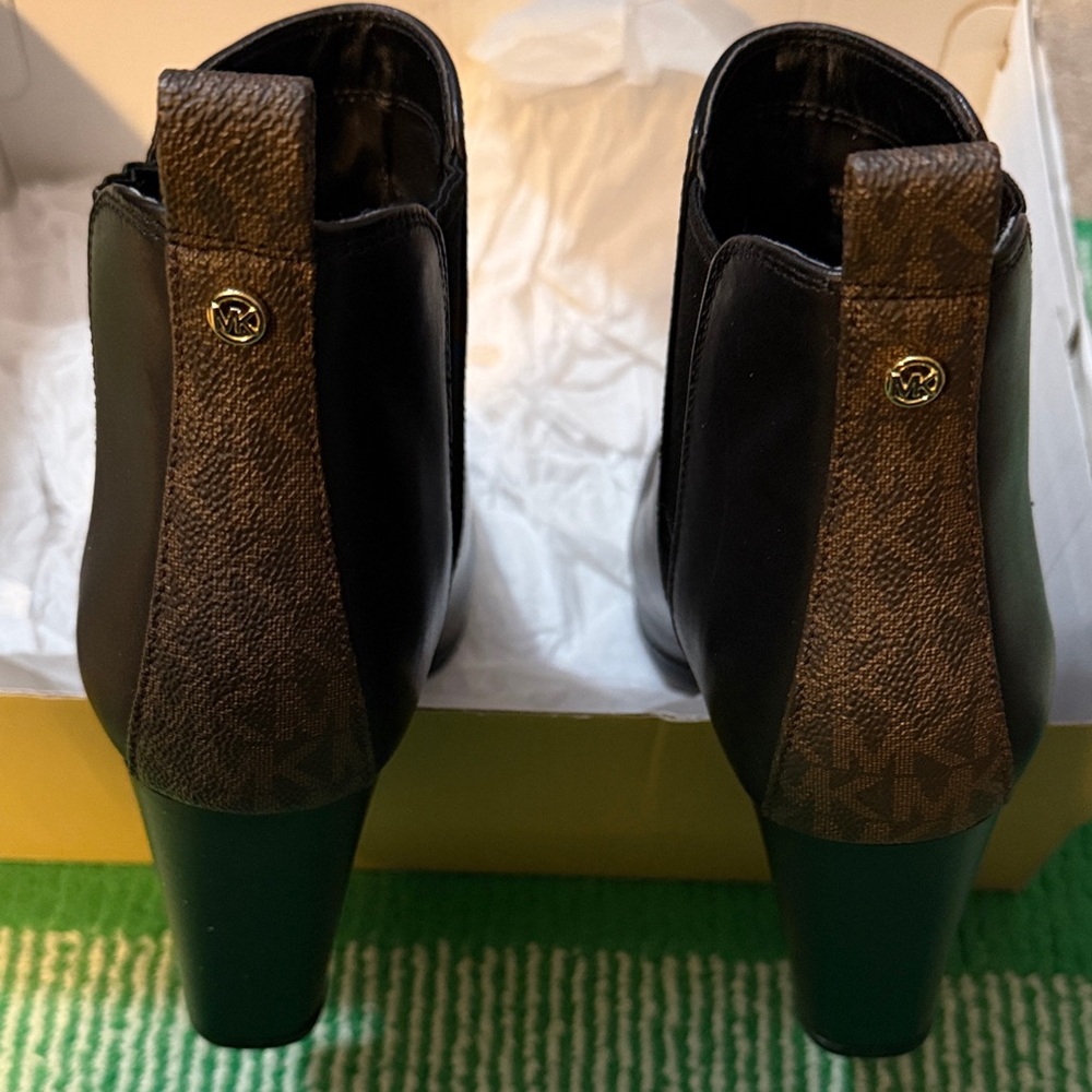 Michael Kors Sleek Black Ankle Boots